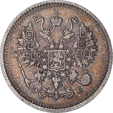 Coin, Russia, Nicholas II, 10 Kopeks, 1909, Saint-Petersburg, EF(40-45), Silver
