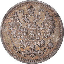 Coin, Russia, Nicholas II, 5 Kopeks, 1890, Saint-Petersburg, EF(40-45), Silver
