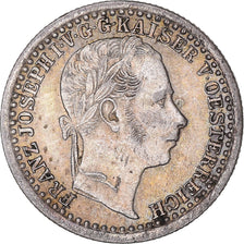 Moneta, Austria, Franz Joseph I, 5 Kreuzer, 1858, Vienna, BB+, Argento, KM:2197