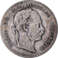 Coin, Austria, Franz Joseph I, 10 Kreuzer, 1868, Vienna, VF(30-35), Silver