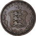 Moneda, Guernsey, 8 Doubles, 1858, Heaton, BC+, Cobre, KM:3