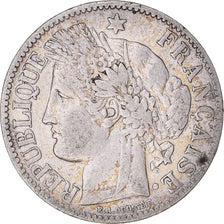 Coin, France, Cérès, 2 Francs, 1887, Paris, VF(30-35), Silver, KM:817.1