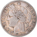 Moeda, França, Cérès, 2 Francs, 1887, Paris, VF(30-35), Prata, KM:817.1