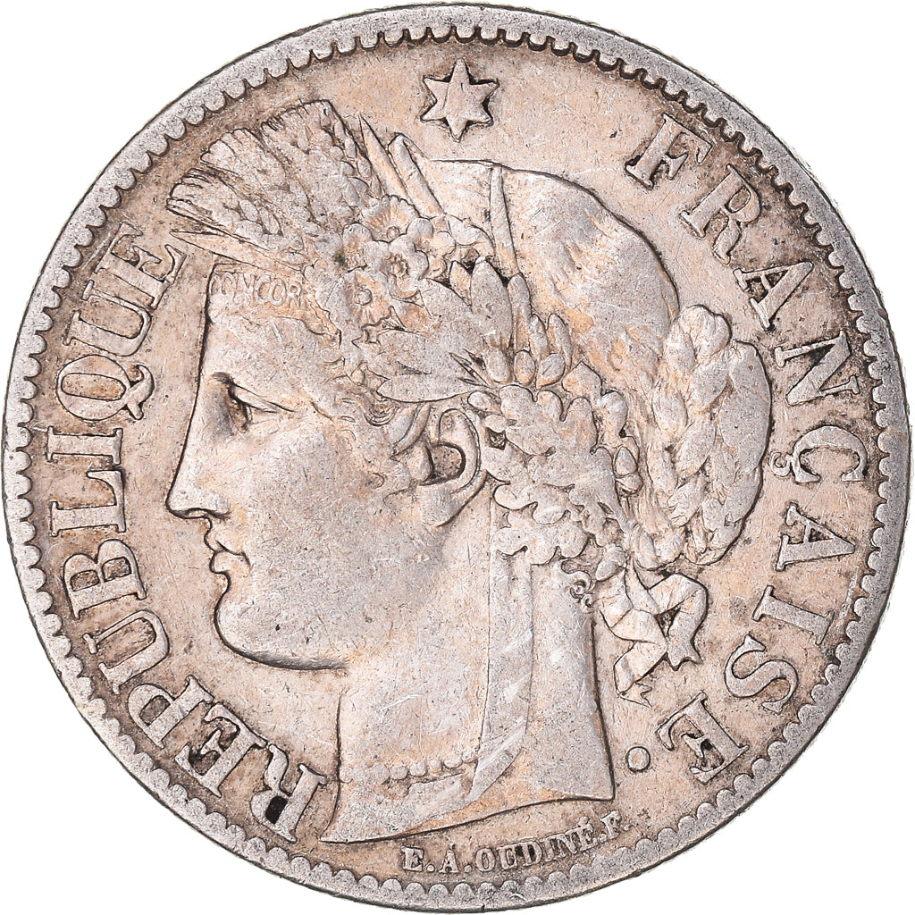Monnaie, France, Cérès, 2 Francs, 1895, Paris, TB+, Argent, Gadoury:530a