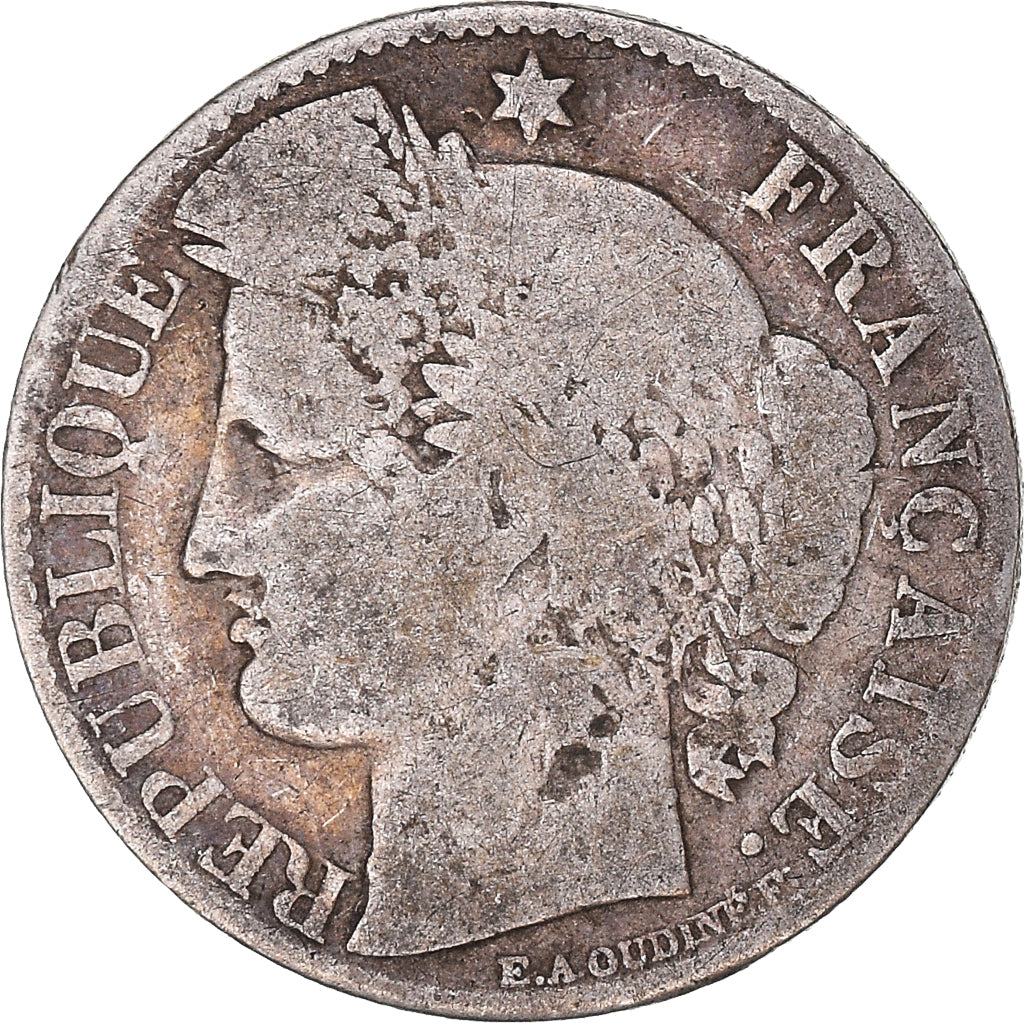 Münze, Frankreich, Cérès, 50 Centimes, 1894, Paris, SGE+, Silber, KM:834.1