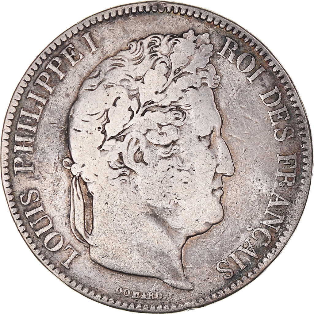 Coin, France, Louis-Philippe, 5 Francs, 1832, Nantes, VF(20-25), Silver