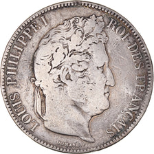 Coin, France, Louis-Philippe, 5 Francs, 1832, Nantes, VF(20-25), Silver