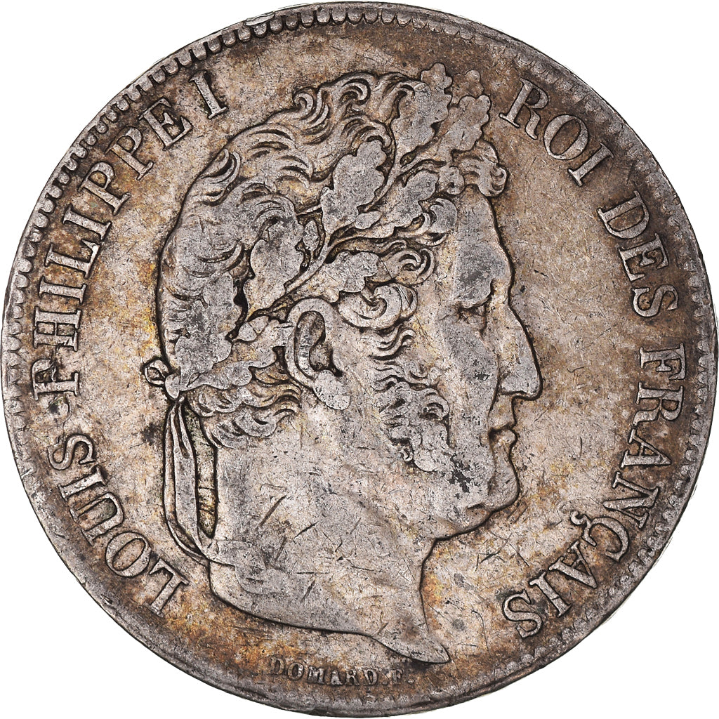 Münze, Frankreich, Louis-Philippe, 5 Francs, 1835, Lille, S+, Silber