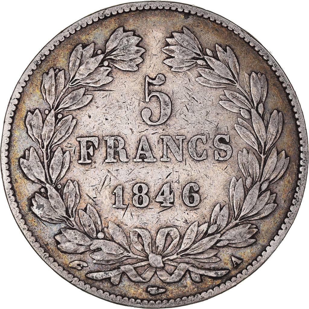 Coin, France, Louis-Philippe, 5 Francs, 1846, Paris, VF(30-35), Silver