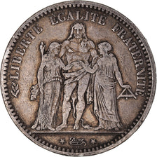 Coin, France, Hercule, 5 Francs, 1873, Paris, VF(30-35), Silver, KM:820.1