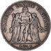 Monnaie, France, Hercule, 5 Francs, 1876, Paris, TB+, Argent, Gadoury:745a