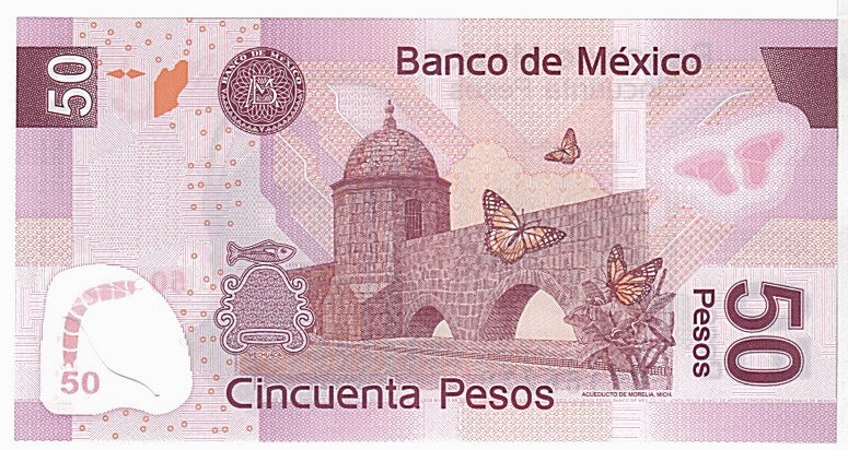 Billete, 50 Pesos, 2005, México, KM:123b, UNC