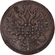 Munten, Rusland, Alexander II, 5 Kopeks, 1861, Ekaterinbourg, contremarqué 3