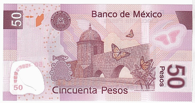 Billete, 50 Pesos, 2005, México, KM:123b, UNC