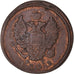 Moneta, Russia, Alexander I, 2 Kopeks, 1822, Ekaterinbourg, MB, Rame, KM:118.3