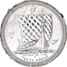Moeda, Ilha de Man, Elizabeth II, 1/10 Noble, 1985, AU(50-53), Platina, KM:153