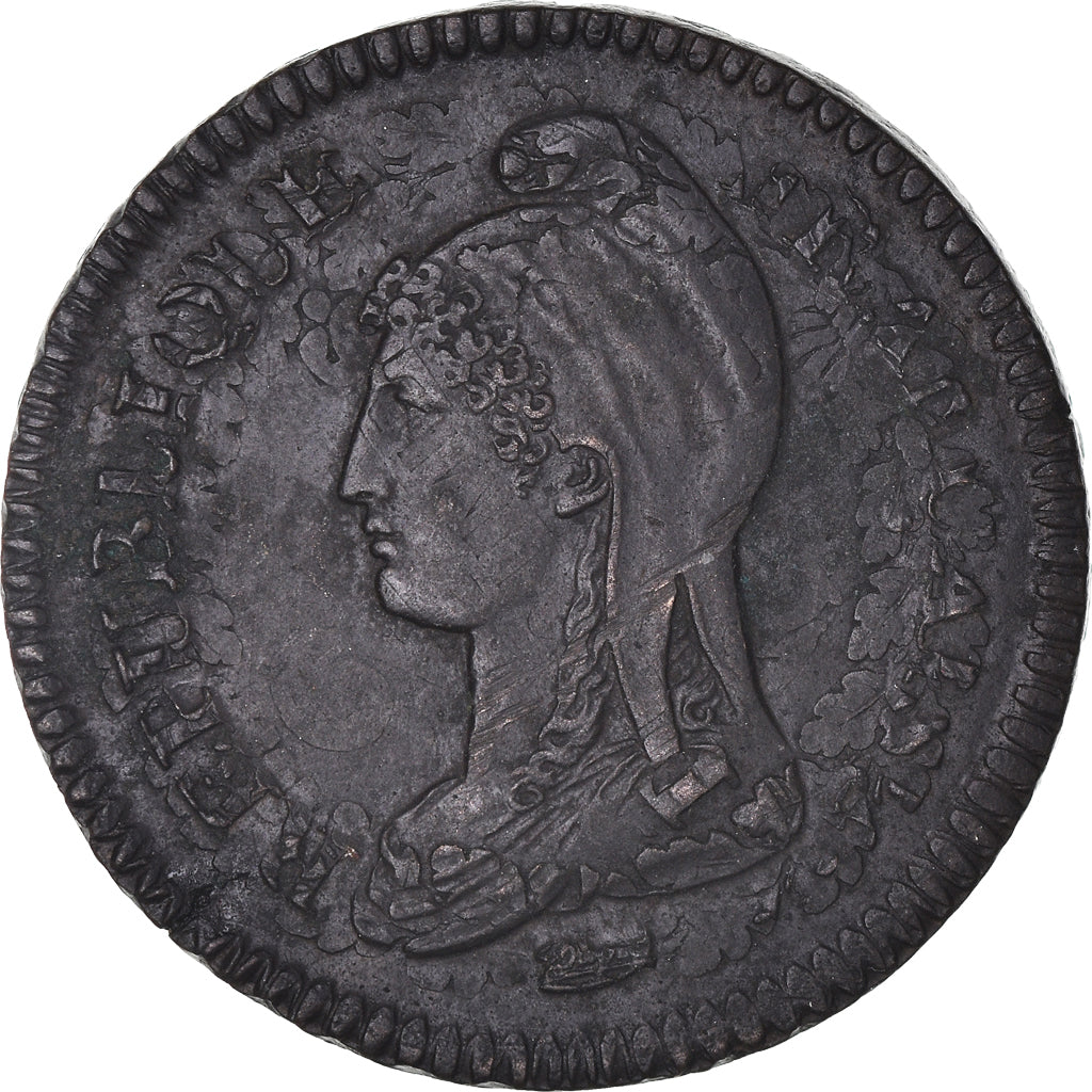 Coin, France, Dupré, Decime, AN 5, Paris, AU(50-53), Bronze, KM:645.1