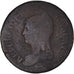 Moeda, França, Dupré, Decime, AN 8, Metz, VF(20-25), Bronze, KM:644.2