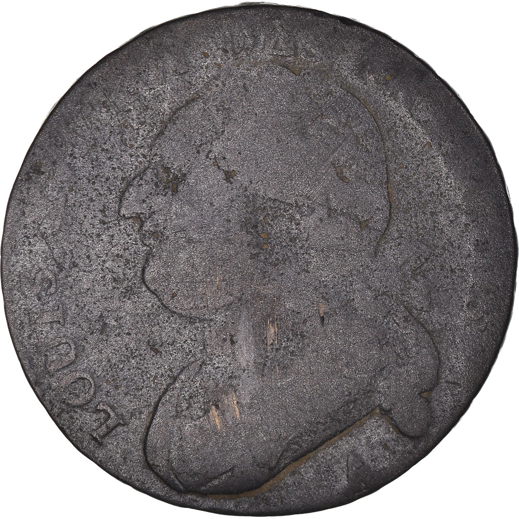 Coin, France, 12 deniers françois, 12 Deniers, 1792⸱4, Paris, VF(20-25)
