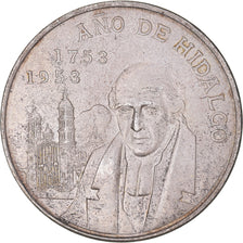 Moeda, México, 5 Pesos, 1953, Mexico City, EF(40-45), Prata, KM:468