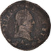 Monnaie, France, Henri III, Double Tournois, Paris, TB, Cuivre, CGKL:88