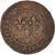 Moeda, França, Henri III, Double Tournois, Paris, VF(20-25), Cobre, CGKL:86