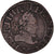 Moeda, França, Henri III, Double Tournois, 1588, Amiens, VF(30-35), Cobre