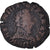 Moeda, França, Henri III, Double Tournois, 158[?], Lyon, VF(20-25), Cobre