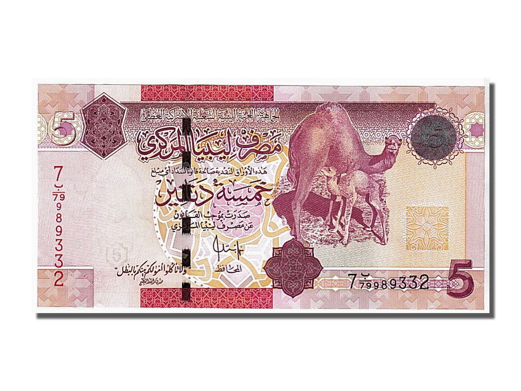 Libya, 5 Dinars, 2009, KM #72, UNC(65-70), 779989332