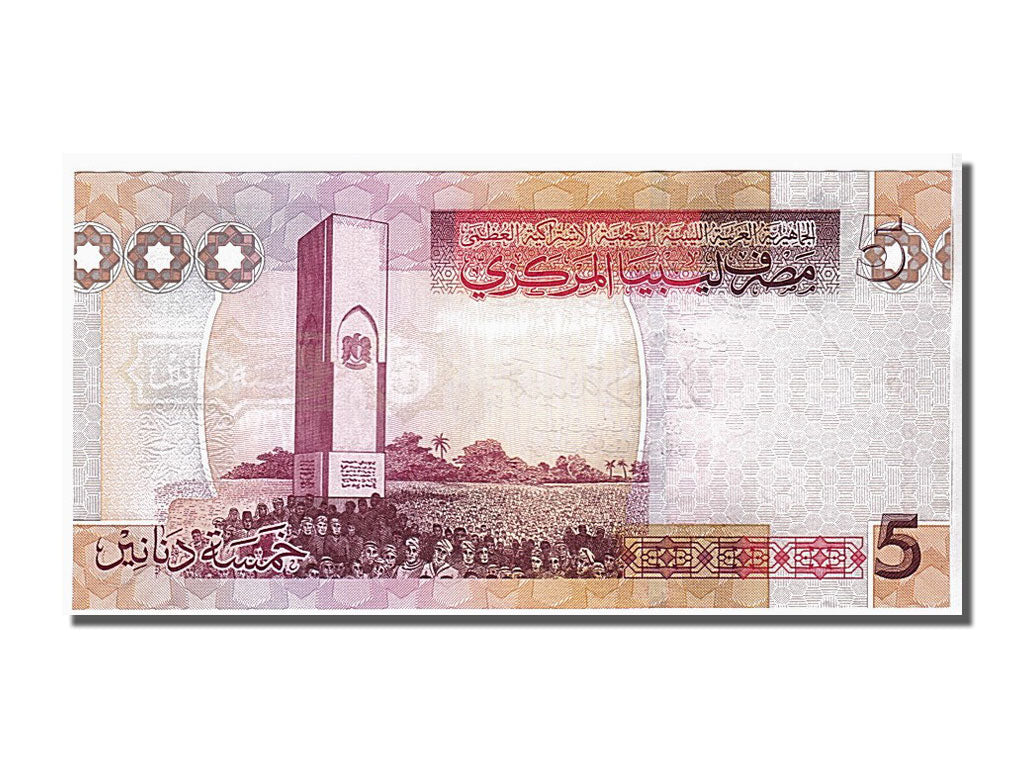 Libya, 5 Dinars, 2009, KM #72, UNC(65-70), 779989332