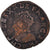 Moneda, Francia, Charles X, Double Tournois, 1594, Dijon, BC+, Cobre, CGKL:146