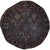 Moneta, Francja, Henri III, Double Tournois, 1589, Rouen, VF(20-25), Miedź