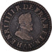 Moneta, Francia, Henri IV, Double Tournois, 1599, Paris, MB+, Rame, CGKL:222