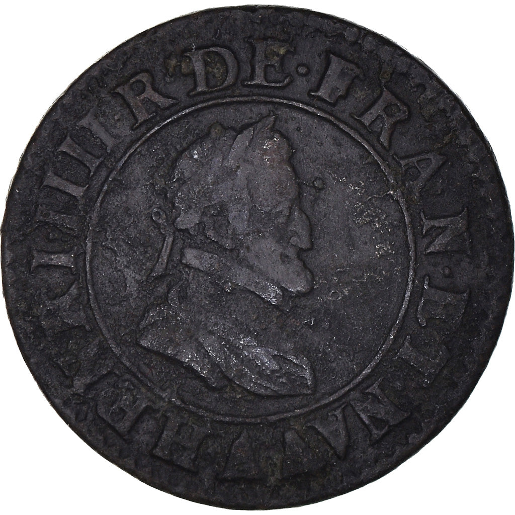 Monnaie, France, Henri IV, Double Tournois, 1598, Paris, TTB, Cuivre, CGKL:222
