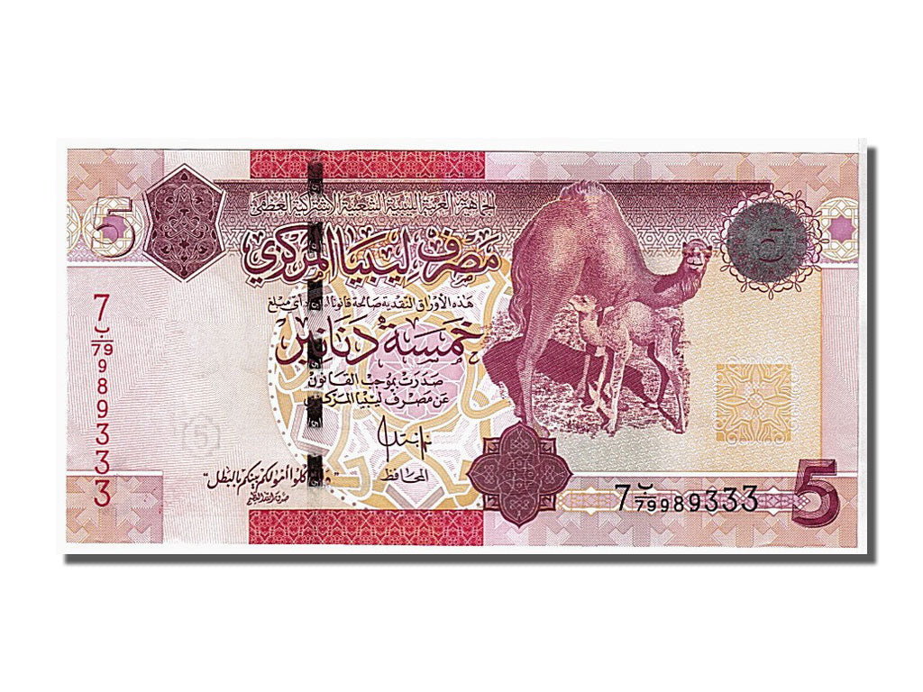 Libya, 5 Dinars, 2009, KM #72, UNC(65-70), 779989333