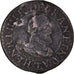 Moneta, Francja, Henri IV, Double Tournois, 1610, Nantes, F(12-15), Miedź