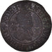 Moneda, Francia, Henri IV, Double Tournois, 1591, Châlons-Sur-Marne, BC+