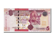 Biljet, Libië, 5 Dinars, 2009, KM:72, NIEUW