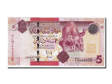 Banconote, Libia, 5 Dinars, 2009, FDS
