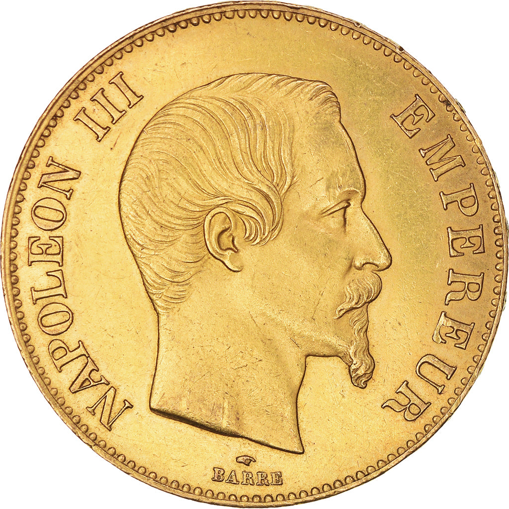 Munten, Frankrijk, Napoleon III, Napoléon III, 100 Francs, 1859, Paris, ZF+