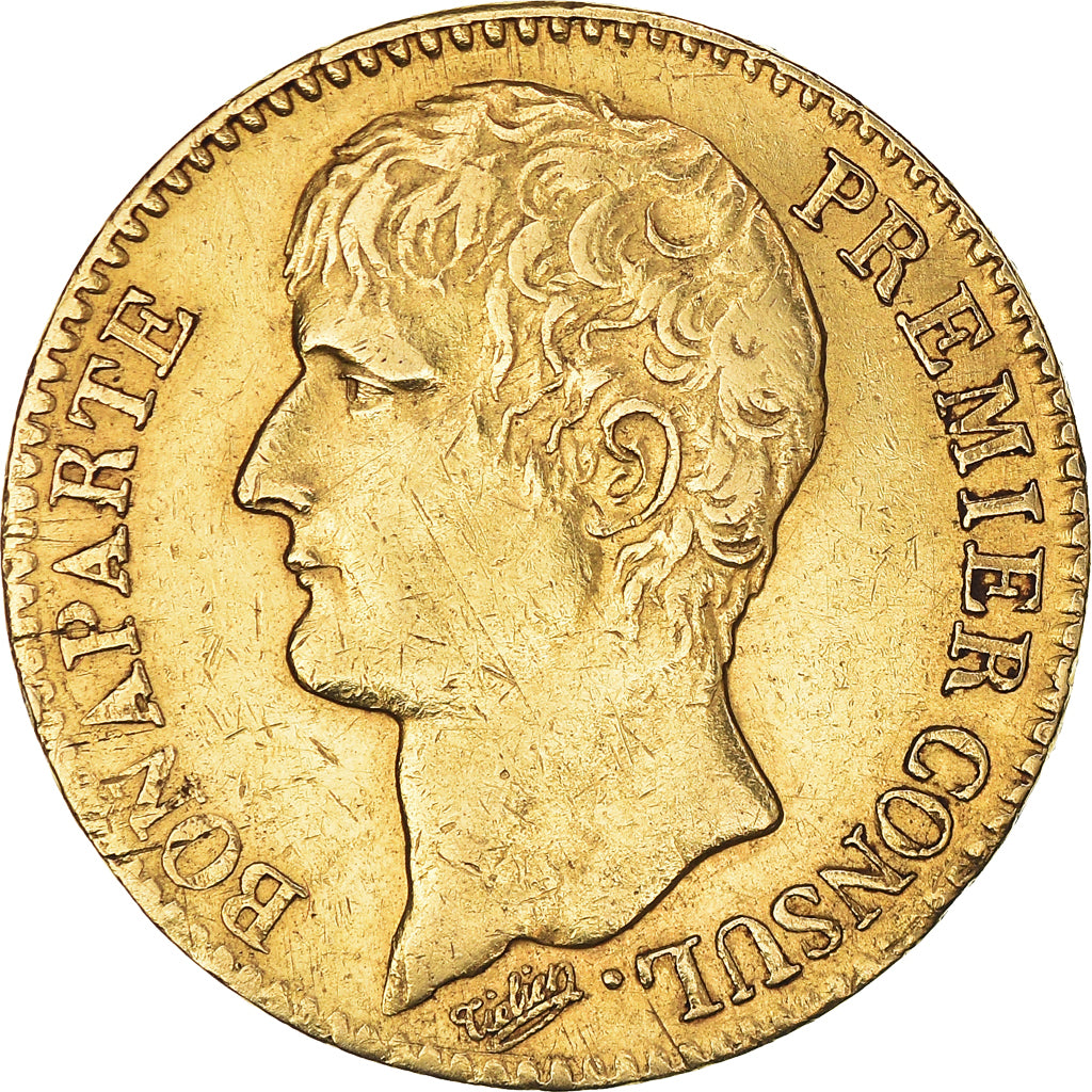 Monnaie, France, Napoléon I, 40 Francs, An 12, Paris, TTB, Or, Gadoury:1080