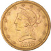 Coin, United States, Coronet Head, $10, Eagle, 1887, U.S. Mint, San Francisco