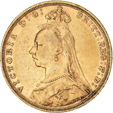 Coin, Australia, Victoria, Sovereign, 1892, Melbourne, EF(40-45), Gold, KM:10