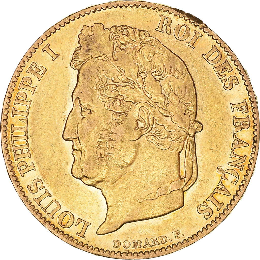 Moneta, Francia, Louis-Philippe, 20 Francs, 1848, Paris, SPL-, Oro, KM:750.1