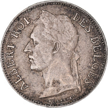 Coin, Belgian Congo, Albert I, 50 Centimes, 1922, VF(30-35), Copper-nickel