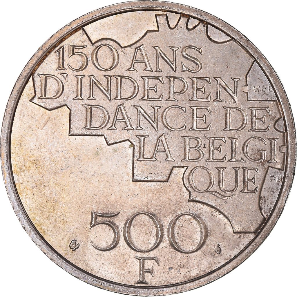 Moneta, Belgio, Baudouin I, 500 Francs, 500 Frank, 1980, Brussels, BB+
