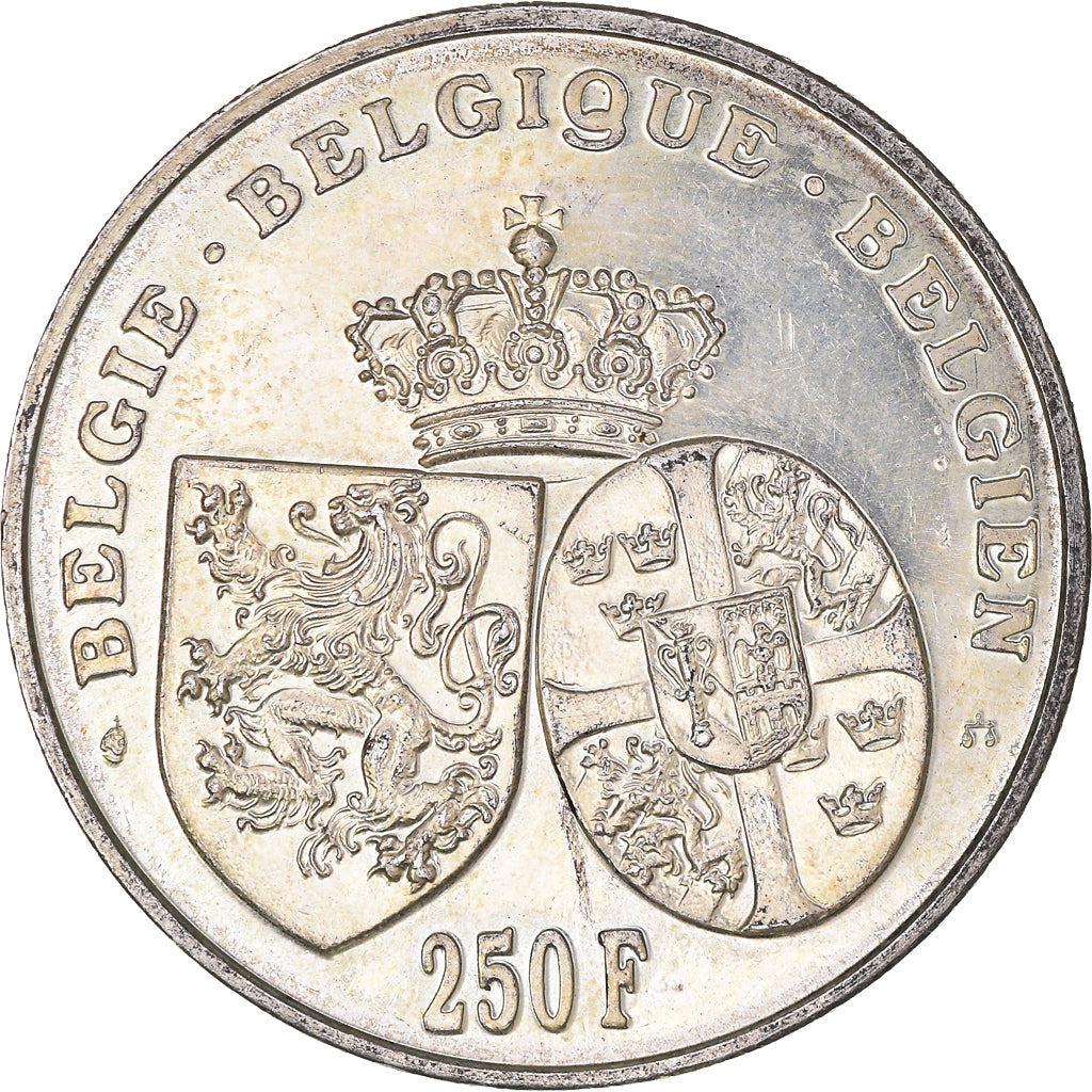 Monnaie, Belgique, Albert II, 250 Francs, 250 Frank, 1995, Bruxelles, TTB+