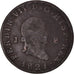 Moneta, Spagna, Ferdinand VII, 8 Maravedis, 1821, Jubia, MB, Rame, KM:491
