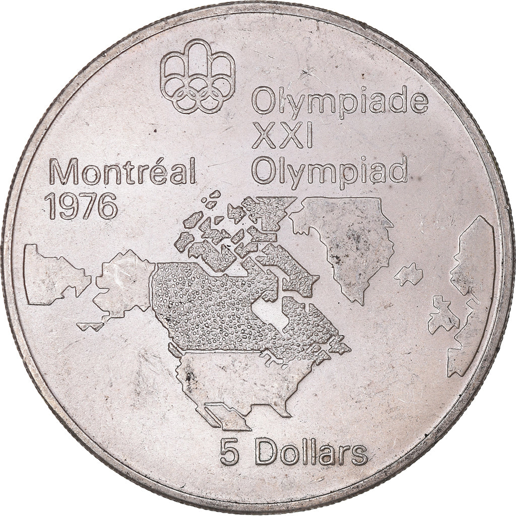 Coin, Canada, Elizabeth II, 5 Dollars, 1973, Royal Canadian Mint, Ottawa