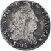 Moneda, Francia, Louis XIV, 10 Sols aux insignes, 10 Sols-1/8 Ecu, 1706, Rennes